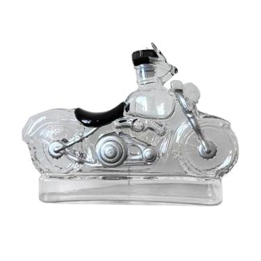 Imagem de IEUDNS Decantador de uísque para motocicleta, recipiente criativo para armazenamento de vinho, garrafa de bebidas, presente para homens, pais e maridos, bar