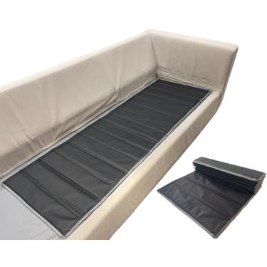 Imagem de CAICFYIN Placa de suporte de almofada de sofá resistente, protetor de sofá de madeira compensada de 54,5 cm x 178 cm para sofás flácidos, pontos de aderência antiderrapantes, fácil instalação, suporta