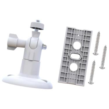 Imagem de YIJU Suporte para câmera de segurança externa, suporte de parede, para câmera externa para hotel, Branco