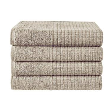 Imagem de Jogo Toalhas De Banho Paris Bege 4 Peças