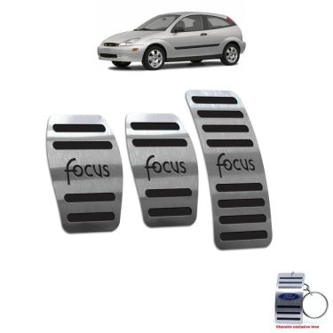 Imagem de Pedaleira Manual Aço Inox Focus 2000 A 2008 Preto