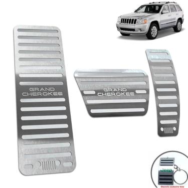 Imagem de Descanso Pedaleira Jeep Grand Cherokee 2000 a 2010 Prata