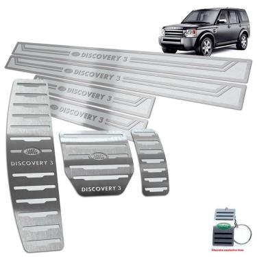 Imagem de Soleira Pedaleira Descanso Discovery 3 2005/2009 Prata AR