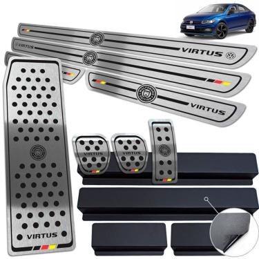 Imagem de Descanso Pedaleira Manual Soleira Preto BR Virtus Wolfsburg