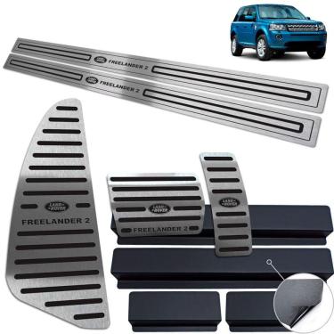 Imagem de Pedaleira Soleira Descanso Land Rover Freelander 2 Preto