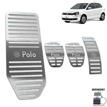 Imagem de Descanso + Pedaleira Manual Vw Polo 2003 a 2015 Prata