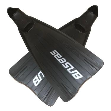 Imagem de Nadadeira Velox Seasub Preta Mergulho Pé Pato Mar Rio Pesca