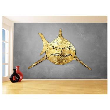 Imagem de Papel De Parede Animais Pop Art Tubarão Cores 3,5M Pxa563