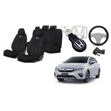 Imagem de Kit Tecido Personalizado Assentos Capas Estofado Honda City 19-24 + Vo