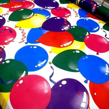 Imagem de TNT Estampado Baloes de Aniversario 2.00m X 1,40m