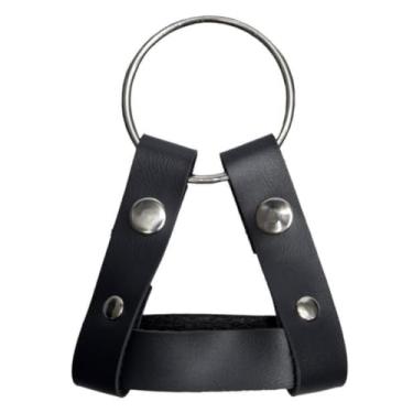 Imagem de Anel Peniano Com Argola Ponta Dupla Acessório Erótico para Momentos Íntimos Embalagem Discreta DX1251