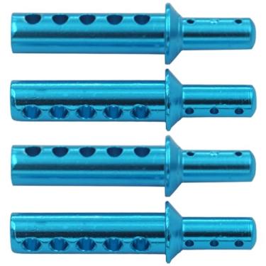 Imagem de 4 peças Mirthobby 188037 RC suporte de corpo de alumínio peças de atualização para Redcat Volcano S30 EPX 1/10 RC 4WD carro off-road Monster Truck Buggy, azul