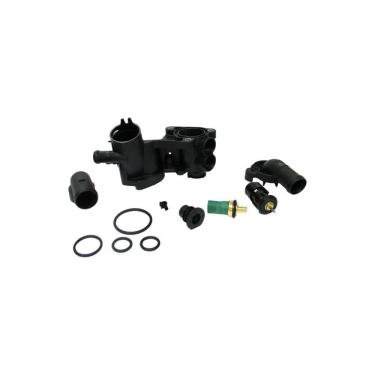 Imagem de Kit Válvula Termostática + Plug Temperatura Gol G4 2005 a 2008 Fox 2003 a 2009 Spacefox 2006 a 2010 - MTEK20012