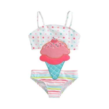 Imagem de Maiô Infantil de Uma Peça com Estampa de Melancia - Verão, 5 toneladas