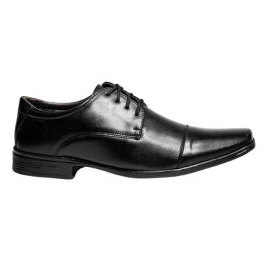 Imagem de Sapato Social Masculino Cadarço Amarrar Couro Elegante - Bkarellus, Pr
