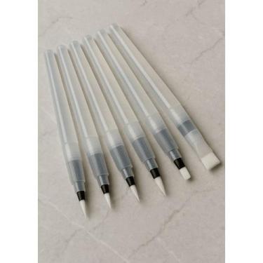 Imagem de Kit Pincéis Aquabrush 6 Unidades Yins para pintura artistica - YINSBRA