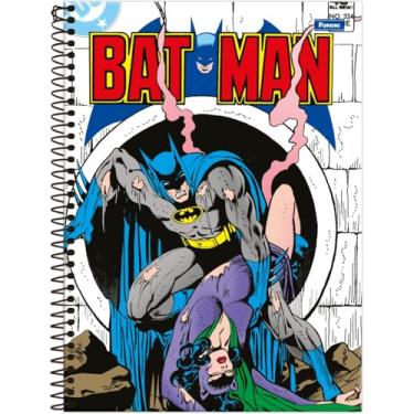 Imagem de Kit de Cadernos, Foroni, 1 Matéria, Capa Dura, Batman Fit, 80 Folhas, Pacote com 4