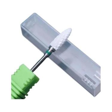 Imagem de Brocas De Cerâmica Rosa E Azul Para Fresadora De Unhas, Acessórios Par