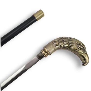 Imagem de Bengala De Apoio Com Adaga Camuflada Ãguia Dourada - Tenda Medieval