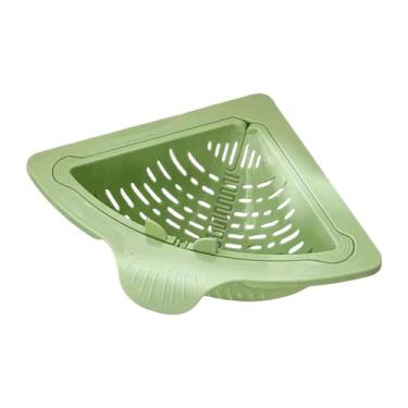 Imagem de AFXGUSD Filtro coletor de lixo para pia de cozinha, multifuncional para resíduos de alimentos, cesto de drenagem fácil de limpar, coletor de alimentos de, Verde