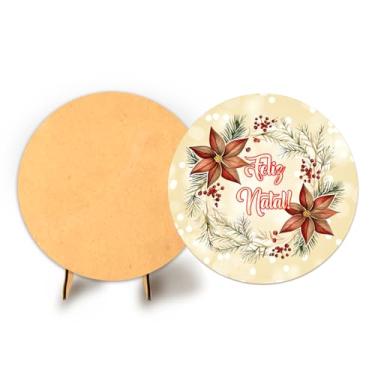 Imagem de Painel Sublimado 50cm C Elastico Natal + Suporte MDF (NAT115)