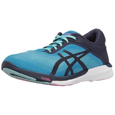Imagem de ASICS Tênis de corrida feminino Fuzex Rush, Azul diva/azul índigo/branco, 7