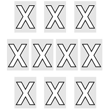 Imagem de Letras de transferência de calor para uniformes de equipe, camiseta esportiva, futebol, basquete, beisebol, pacote com 10