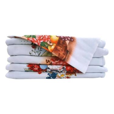 Imagem de Pano De Prato Pé De Galinha Tamanho 40X70 Kit Com 30 Peça