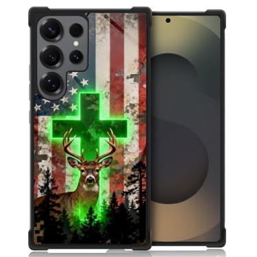 Imagem de ZHEGAILIAN Capa compatível com Samsung Galaxy S24 Ultra, moldura de TPU macio, proteção reforçada nos cantos, à prova de choque, compatível com Samsung Galaxy S24 Ultra, capa para homens/mulheres