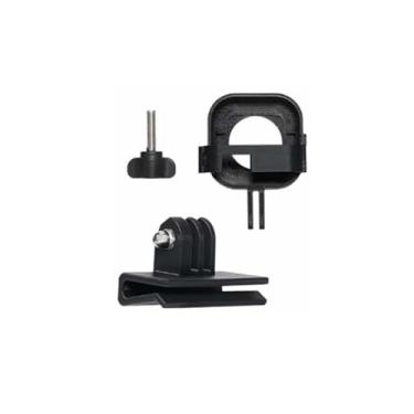 Imagem de XHSESA Suporte de clipe de chapéu para Insta360 GO Ultra, acessório de montagem de chapéu de câmera POV em primeira pessoa com ajuste de 90°