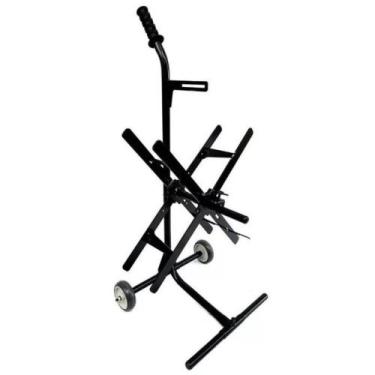 Imagem de Carrinho Desenrolador de Fita Arquear Pet Verde E Pp Preta Para Cintar