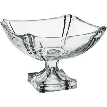 Imagem de Fruteira Centro Mesa Home&co Pe Vidro 19x26cm Transparente