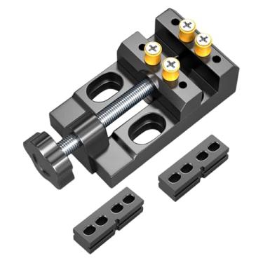 Imagem de Bothyi Mini Torno de para Furadeira, Mini Grampo Plano, Fácil de Instalar, para Reparo de Relógios E Esculturas DIY, Torno de bancada com bloco de fixação