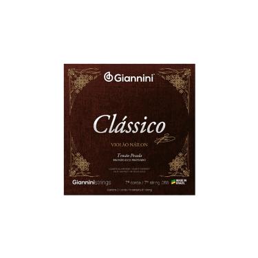 Imagem de Encordoamento Violão Nylon Giannini Clássico Tensão Pesada 