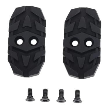 Imagem de Vaveren Conjunto de Adaptadores para Presilhas de Sapatos, Proteção Resistente para Ciclismo de Montanha com Spinning