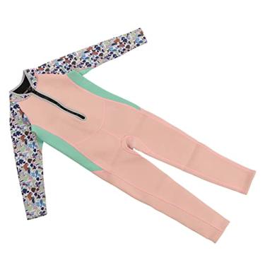 Imagem de Acouto Meteira Infantil de 2,5 Mm para Surfar, Natação e Mergulho - Terno de Nylon de Neoprene Juvenil Com Zíper Traseiro para Facilitar/desligar (Tamanho 12)