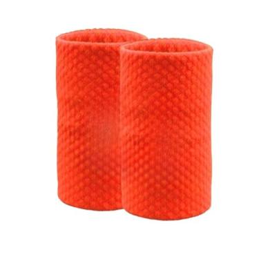 Imagem de Munhequeira Pulso com Tecnologia Absorvente para Esportes ao Ar Livre - Proteção para Beach Tennis, Tênis e Academia(Laranja)