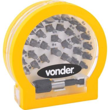 Imagem de Jogo Bits/Ponteiras Vonder Com 32 Peças Encaixe 1/4