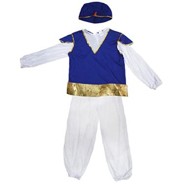 Imagem de Petitebella Aladdin Boy Costume 4-12year (Blue, 10-12 Years)