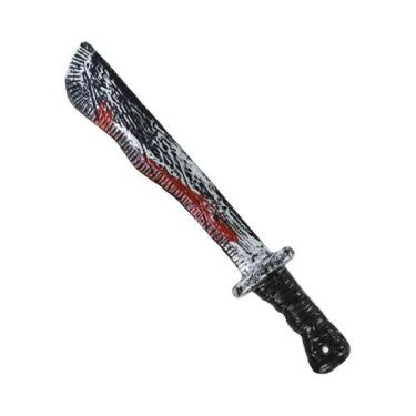 Imagem de Faca Plástica Falsa Sangrenta Para Crianças, Acessório De Fantasia De 