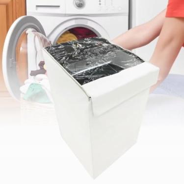 Imagem de CAPA PARA MÁQUINA DE LAVAR ELECTROLUX 18KG LEI18 TRANSPARENTE (BRANCO)