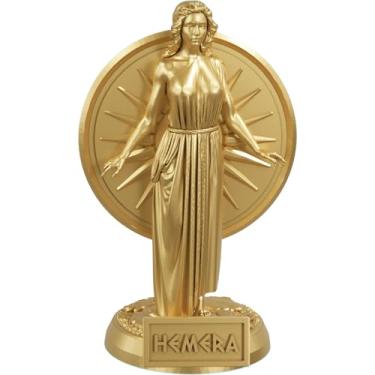 Imagem de Estátua Hemera - Deusa Grega - Personificação do Dia (Cor Ouro)