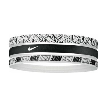 Imagem de NIKE FAIXA CABELO HEADBANDS 3PK PRINTED BLACK/BLACK/BLACK OSFM