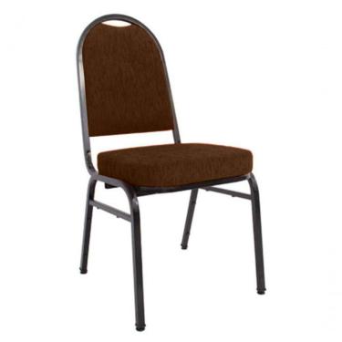 Imagem de Cadeira Para Hotel E Auditório Linha Hotel Marrom.