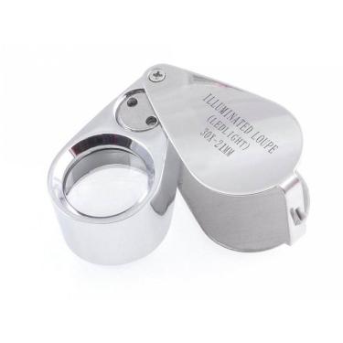 Imagem de Lupa Joalheiro Lente 21Mm Ampliação 30X Luz Led Profissional