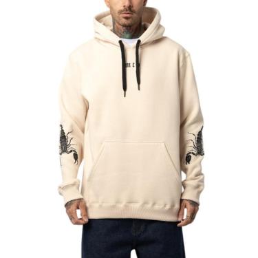 Imagem de Moletom Canguru MCD Escorpion Creme Arcanjo-Masculino