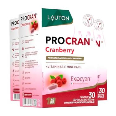 Imagem de Cranberry Lauton com Vitamina C + E + Zinco e Selênio 30 Cáps 3un