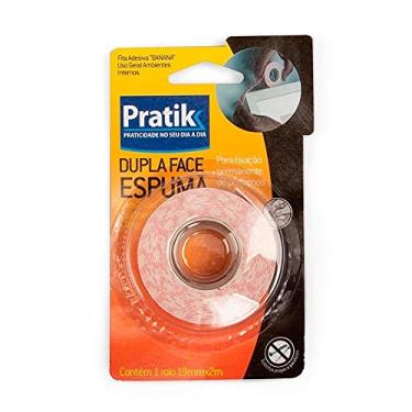 Imagem de Fita Duplas Face Espuma Banana 19mmx2m Pratik