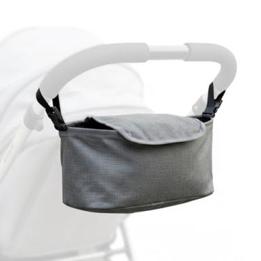 Imagem de Bolsa Salvadora Para Mães Porta Fralda Lenço Mamadeira Impermeável (Cinza)