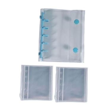 Imagem de Lilihuimaoyi Pasta de Viagem com Argolas para O Dia Dos Namorados, com 5 Furos E Folhas Internas, Azul